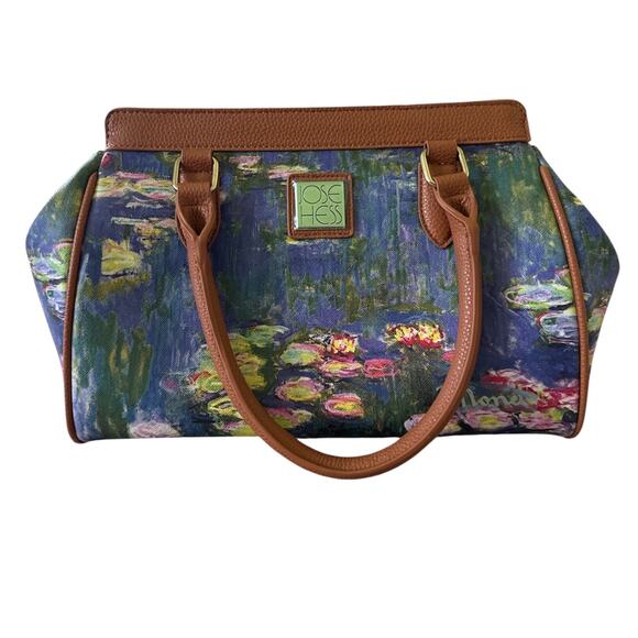 Jose Hess Limited Edition Monet Water Lilies Handbag - Picture 1 of 4